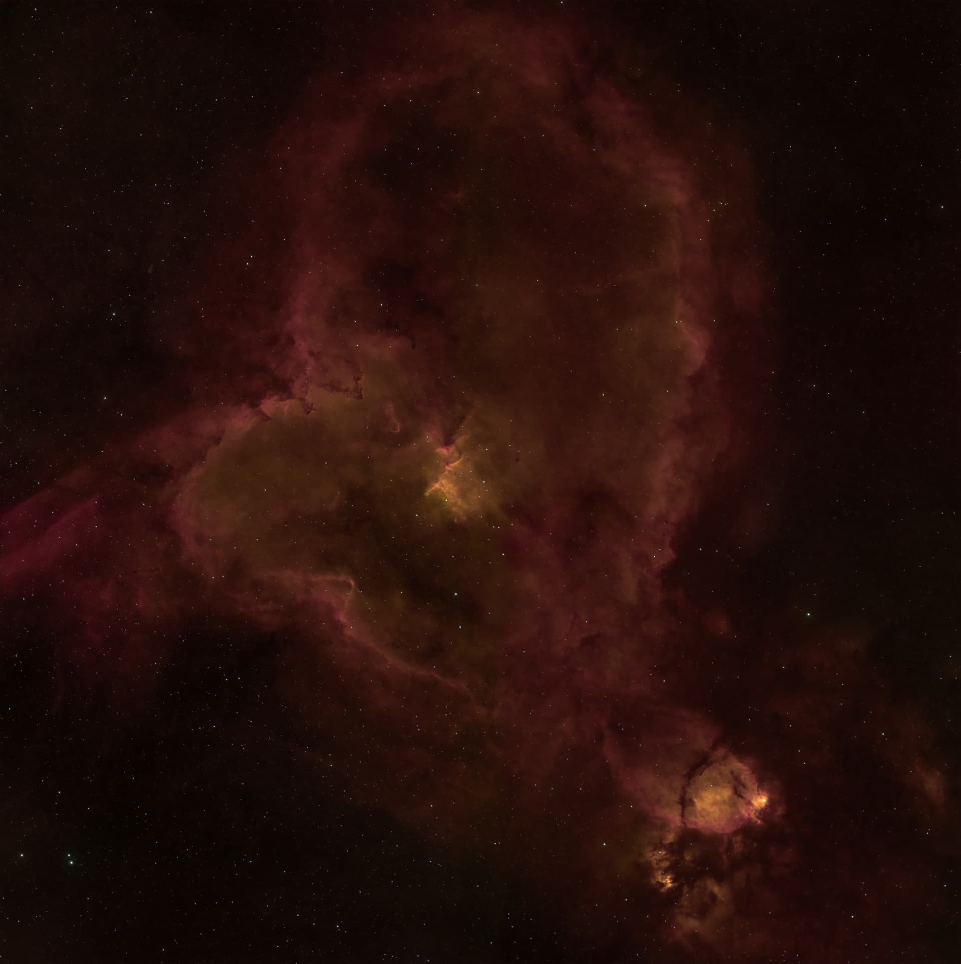 Nébuleuse du coeur [Mosaique]