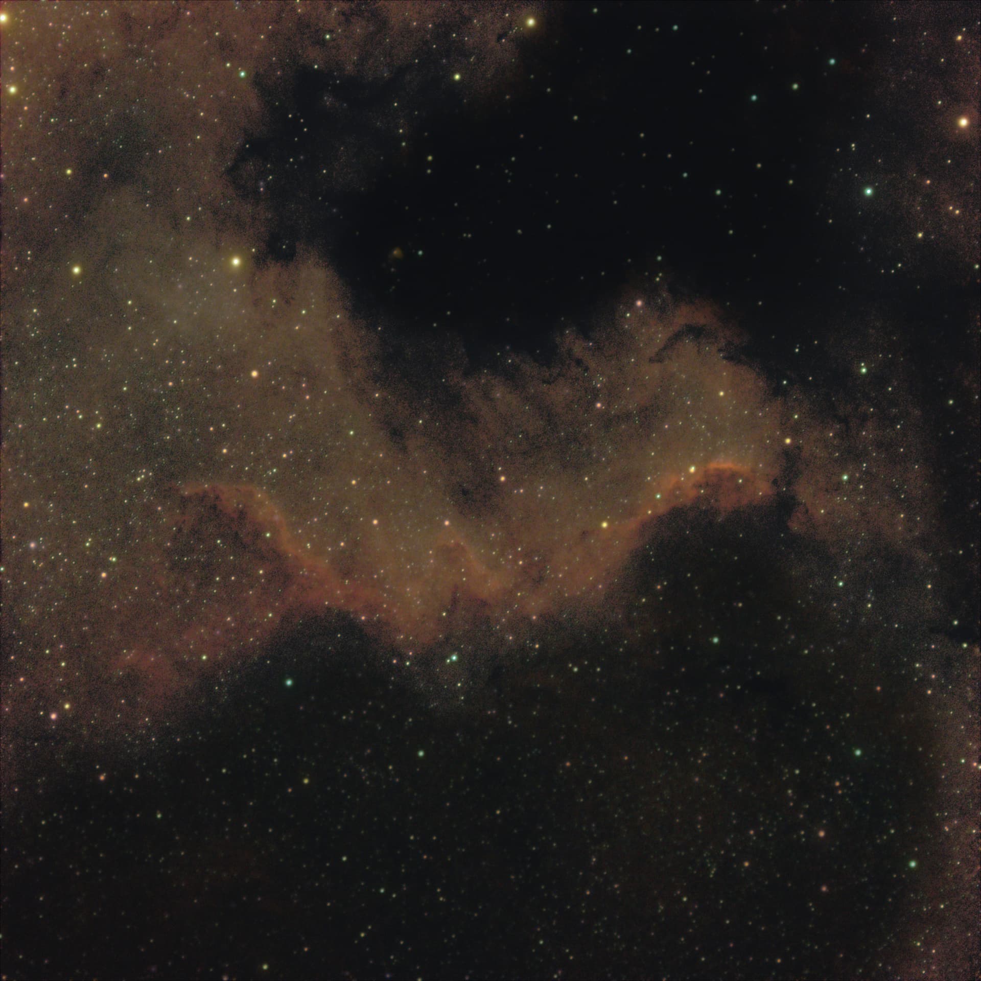 Nébuleuse de l'Amérique du nord